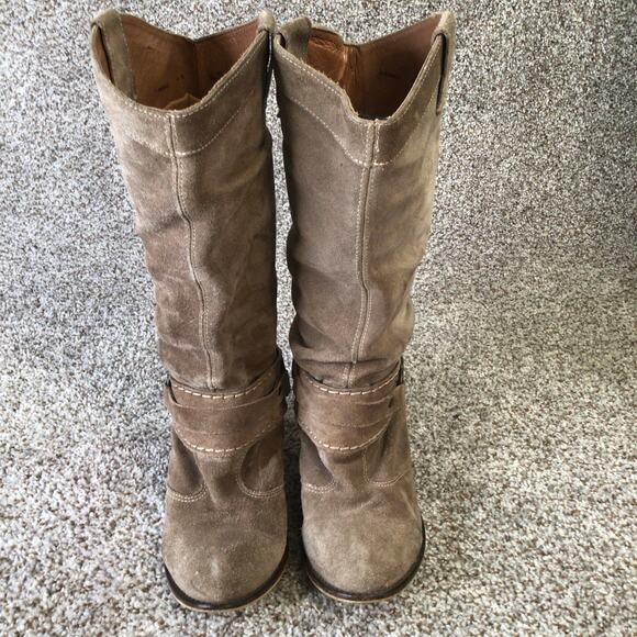 Steve Madden leather boots size 8 P-Diablo - Picture 2 of 14